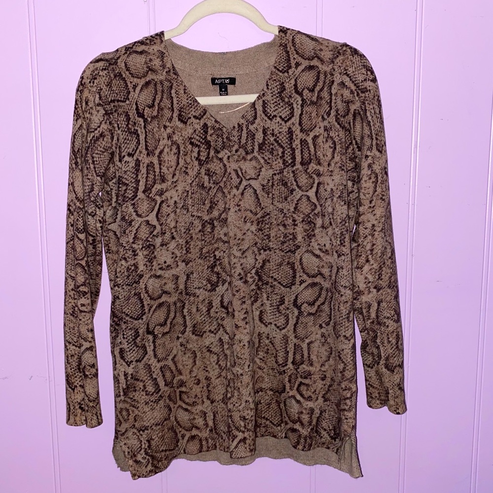 SNAKESKIN SWEATER